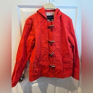 Banana Republic Vibrant Red Hooded Jacket